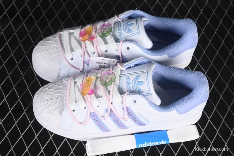 Adidas Superstar II Casual Sneakers with Shell Toe Design - JR1332