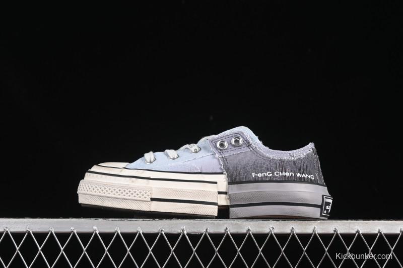 Converse Chuck 70 Low Feng Chen Wang Collaboration Deconstructed Canvas Sneakers - A15742C