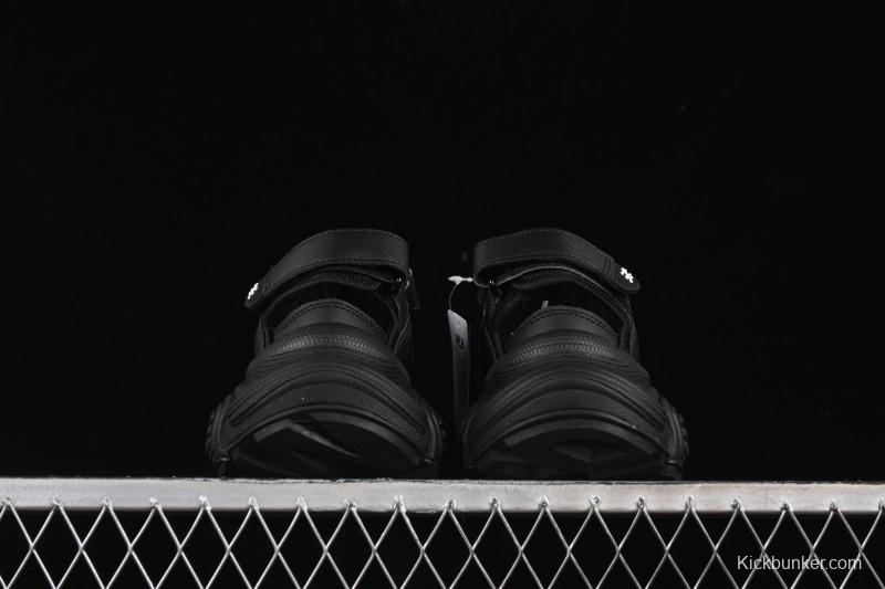 Adidas NY MLB Winner Chunky Mask New York Yankees Height Increase Platform Sandals - 3ASDW015350BKS