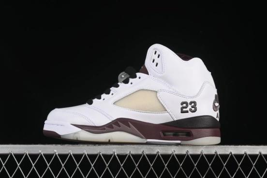 Nike A Ma Maniere x Air Jordan 5 Retro Basketball Shoes with Violet Ore Design - IB1528-100