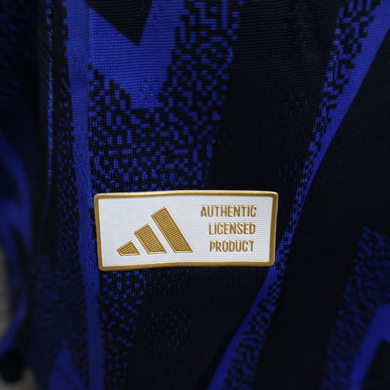 Player Version 25/26 Arsenal Third Blue with Geometric Lightning Pattern Jersey