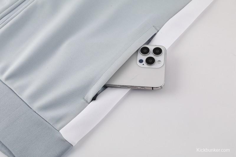 2025 NIKE Grey Full Zipper Jacket + Long Pants