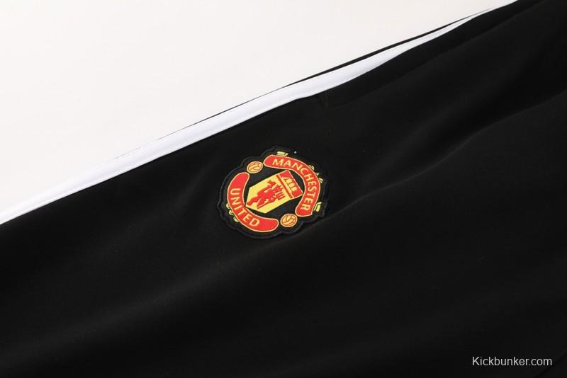 25/26 Manchester United Blue Full Zipper Jacket +Long Pants