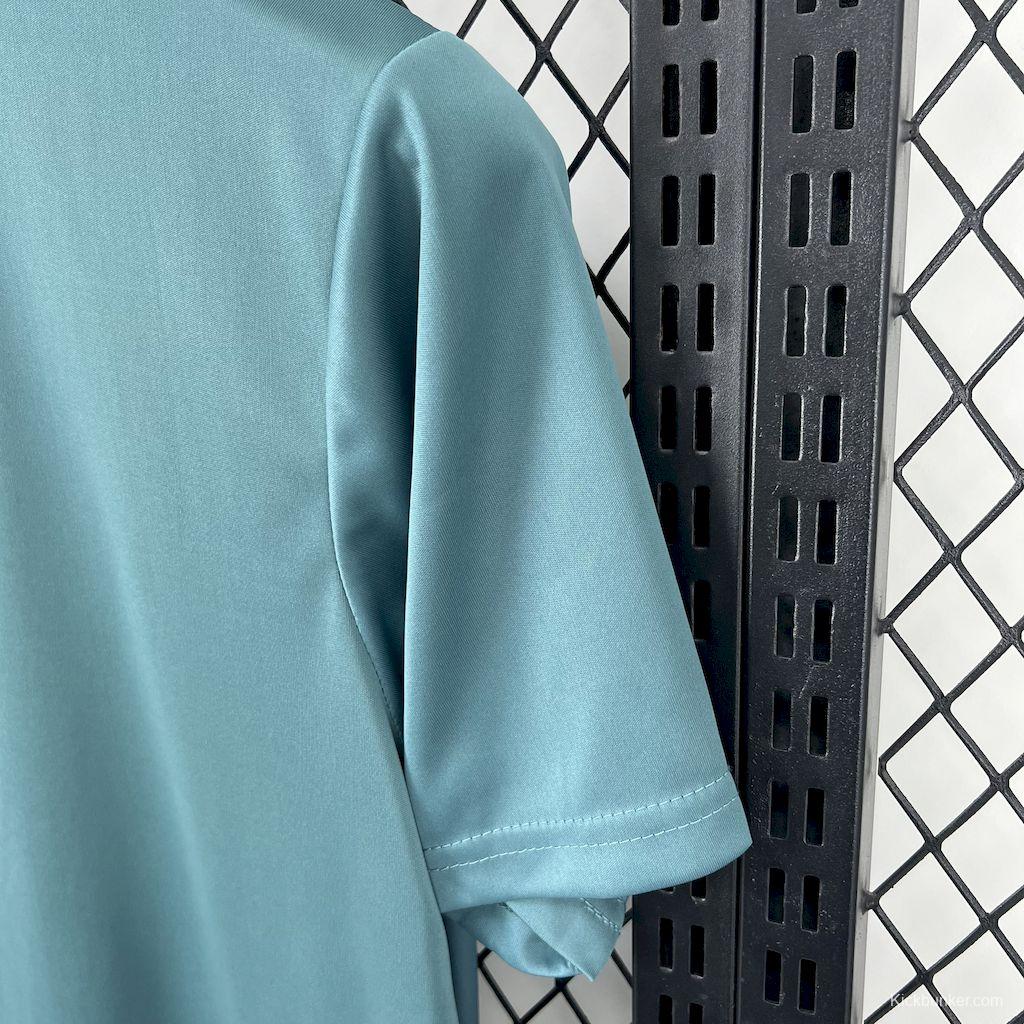 2025 NIKE Training Light Blue with Abstract Paint Brush Pattern T-Shirt #1045