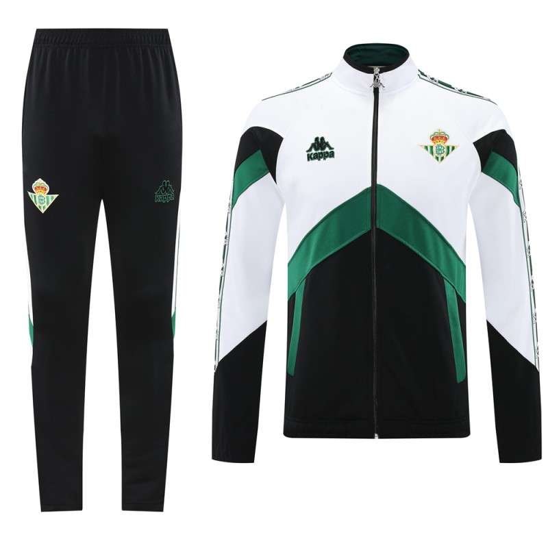 25/26 Real Betis WHITE/Black/Green Full Zipper Jacket + Long Pants