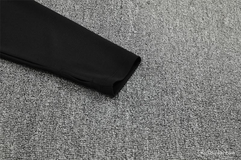 25/26 Manchester City Black Half Zipper Jacket+Long Pants