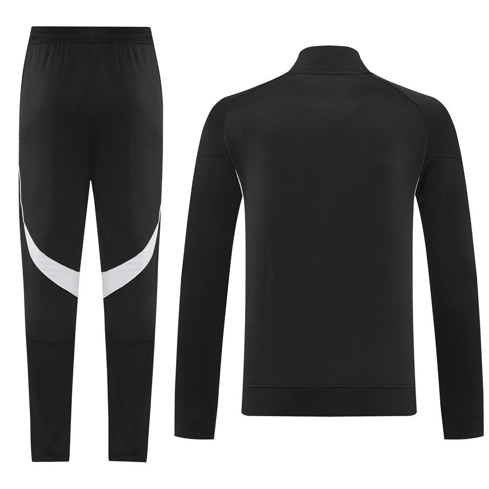 2025 Adidas Black Full Zipper Jacket + Long Pants