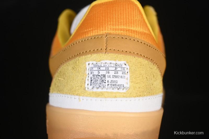 Adidas Gazelle Indoor Bad Bunny Collaboration Retro Low-Top Skate Shoes - JS5053