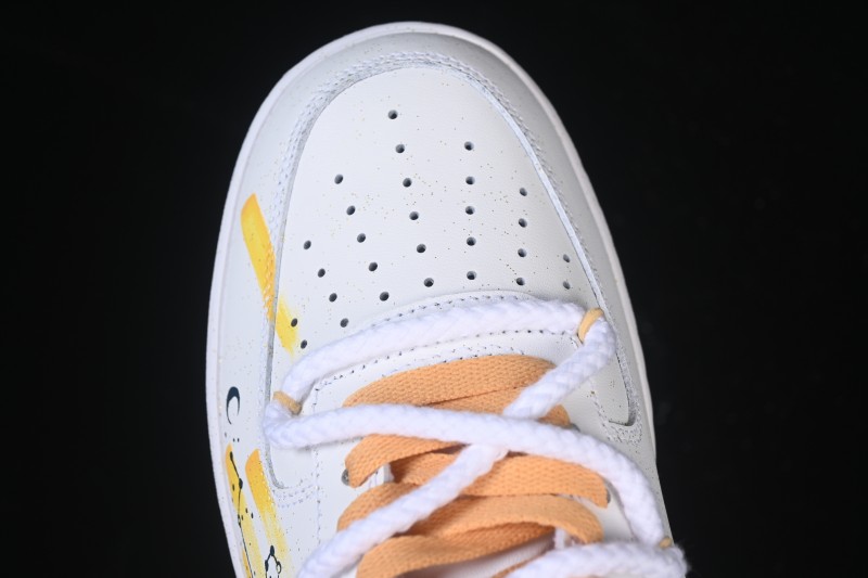 Nike Air Force 1 '07 Low Leo Hand-Painted Doodle Zodiac Series Low-Top Casual Sneakers - 723-822