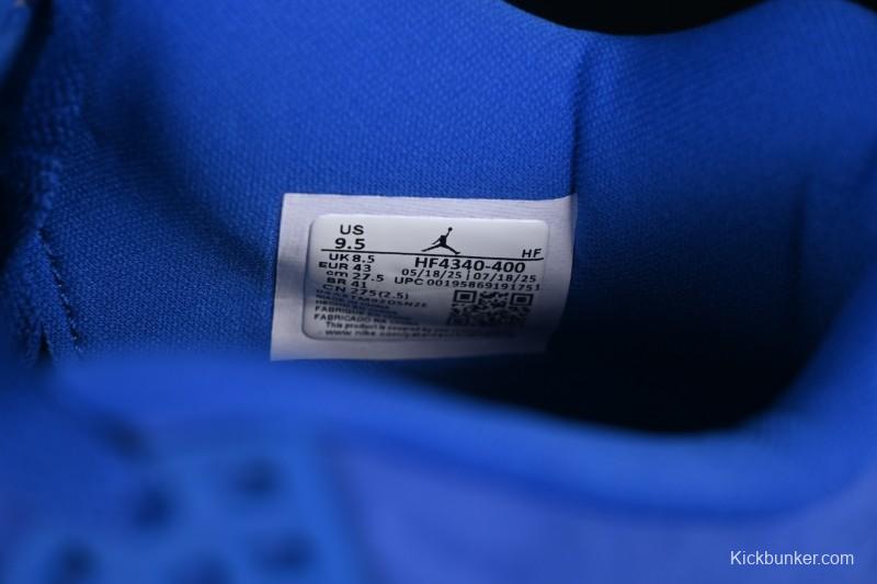 Nike Nigel Sylvester x Air Jordan 4 Retro Blue Collaboration Basketball Shoes - HF4340-400