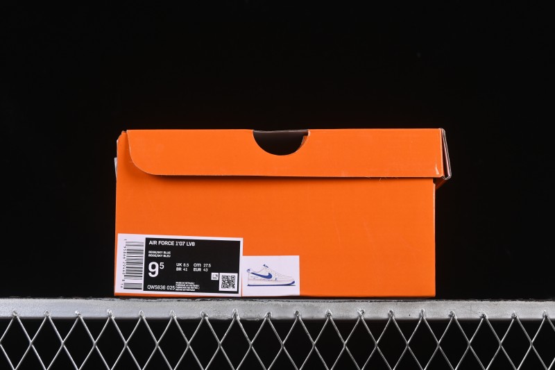 Nike Air Force 1 '07 Low LV Collaboration Mesh Panel Light Blue Low-Top Casual Sneakers - QW5836-025