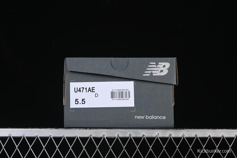 New Balance 471 Series Fabric and Leather Casual Lifestyle Shoes - U471AE