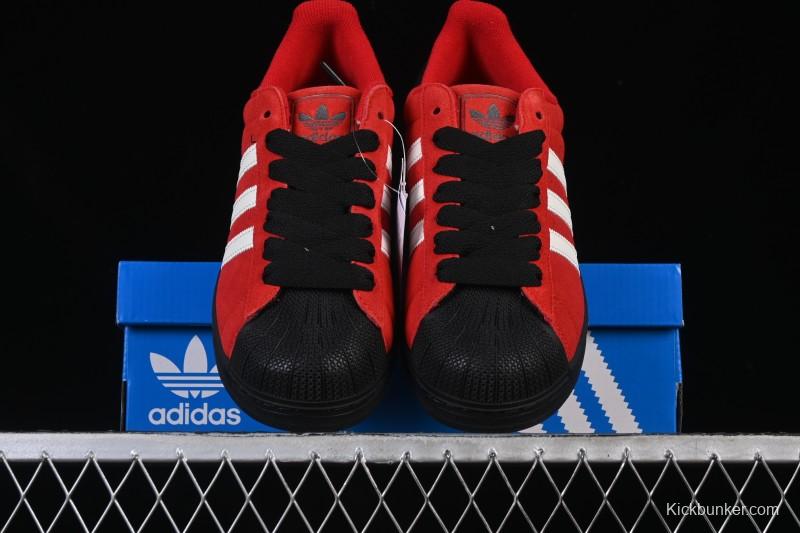 Adidas Superstar II Casual Sneakers with Shell Toe Design - JQ3220