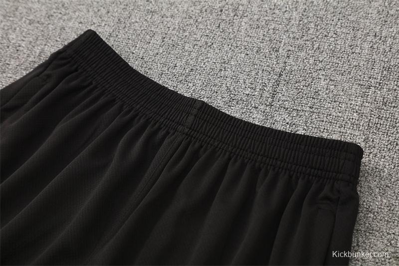 25/26 PSG Black T90 with XS Short Sleeve+Soccer Shorts