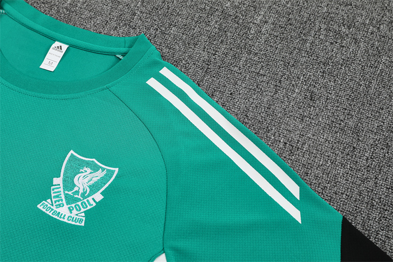 25/26 Liverpool Green Short Sleeve with XS Short Sleeve Jersey+Shorts