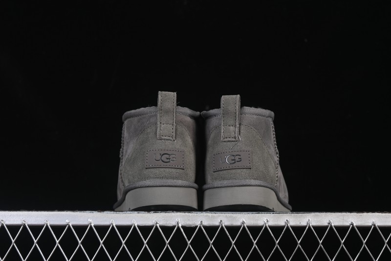 UGG Classic Ultra Mini Sheepskin Ankle Boots with Water-Resistant and Anti-Shedding Design - 1116109