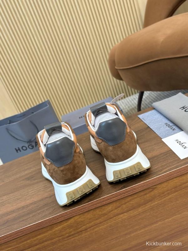 Hogan H-STRIPES Series Couple Thick Sole Dad Shoes Airship Shoes Casual Sports Shoes - AS00350
