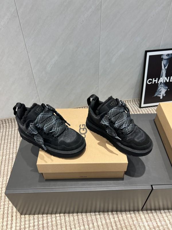 UGG Platform Casual Shoes with Round Toe and Thick Sole - MJ00270