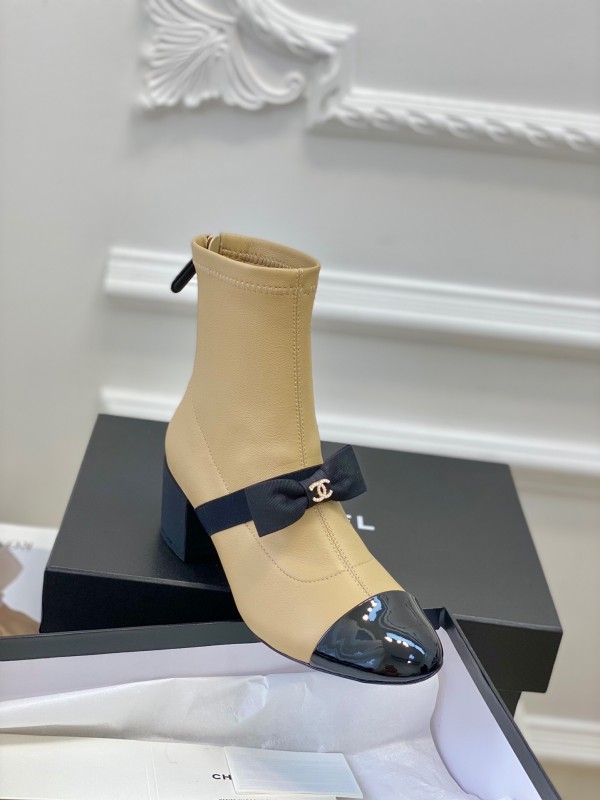 Chanel 2025/SS Bow Mary Jane Ankle Boots - LY00320