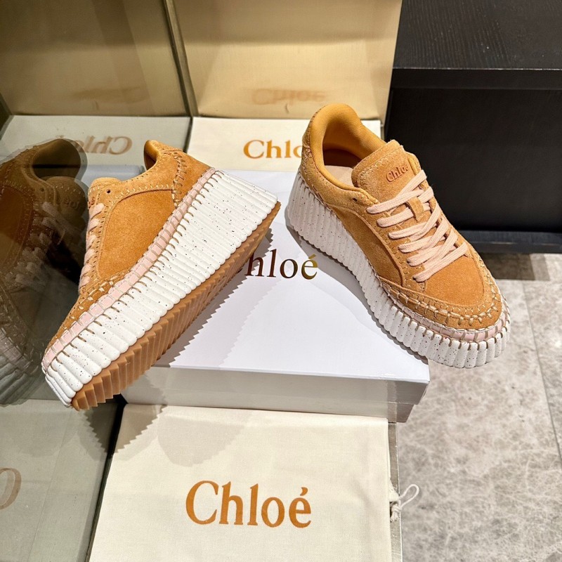Chloe 2025/SS Hand-Stitched Casual Shoes - LY00350
