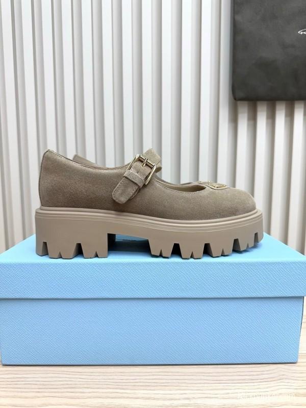 Prada 2025 SS Platform Mary Jane Shoes - LY00300