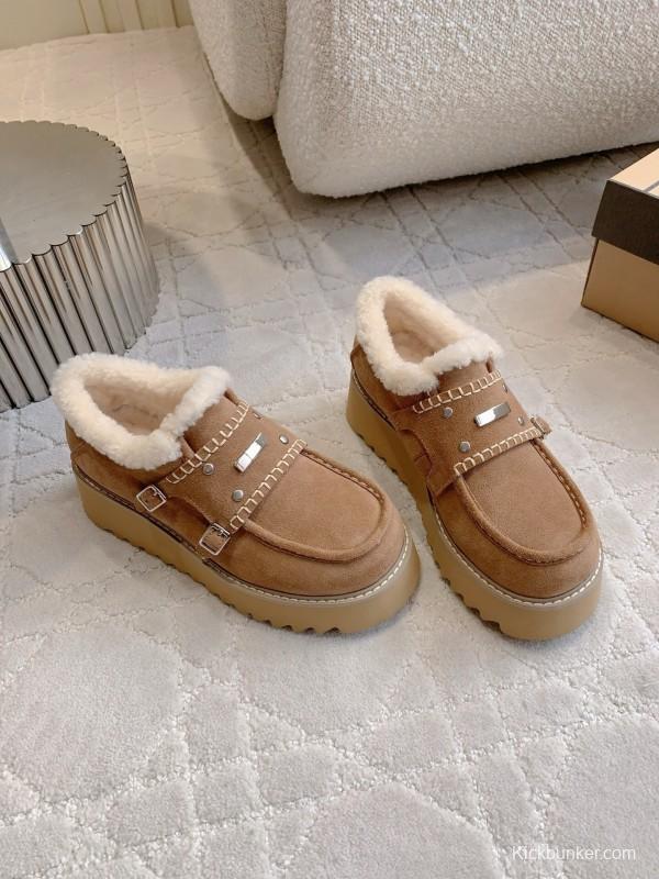 UGG 2025/SS Wool Warm Platform Casual Shoes - AS00300