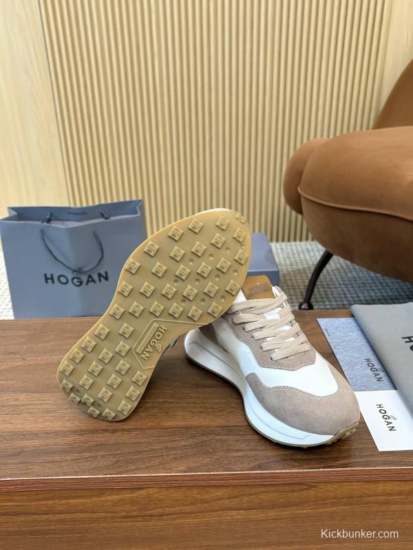 Hogan H-STRIPES Series Couple Thick Sole Dad Shoes Airship Shoes Casual Sports Shoes - AS00350