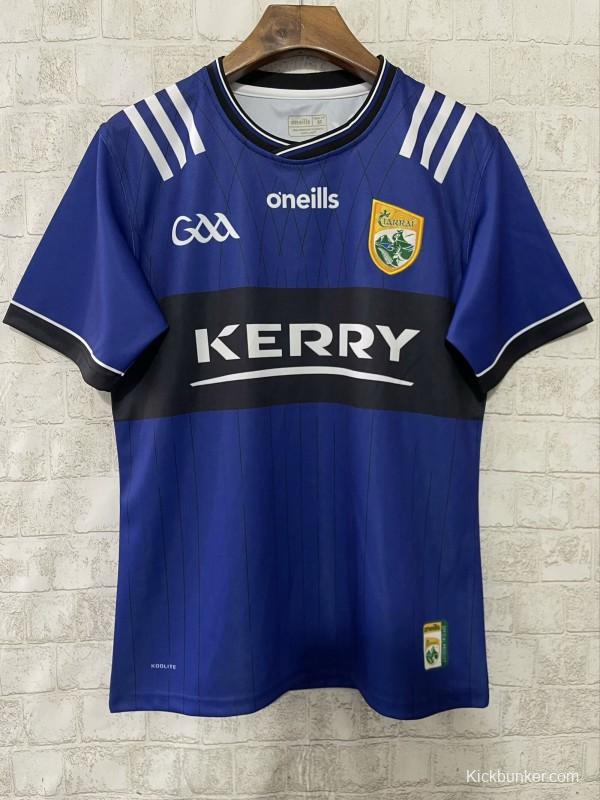 25/26 Kerry GAA Blue with Navy Band Jersey