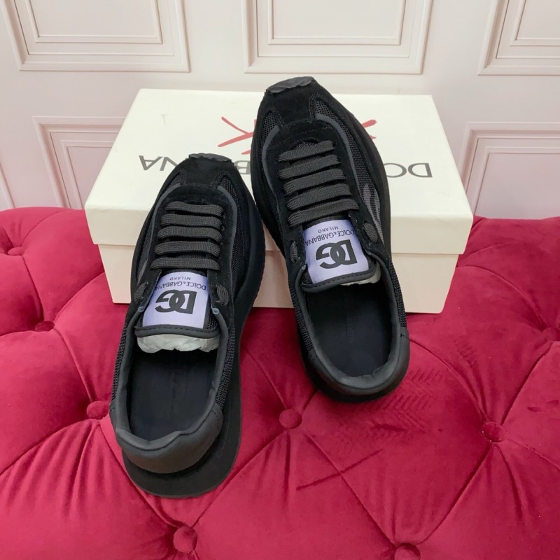 Dolce & Gabbana 2025/SS New Collection Luxury Embroidered Logo Sneakers - AS00300