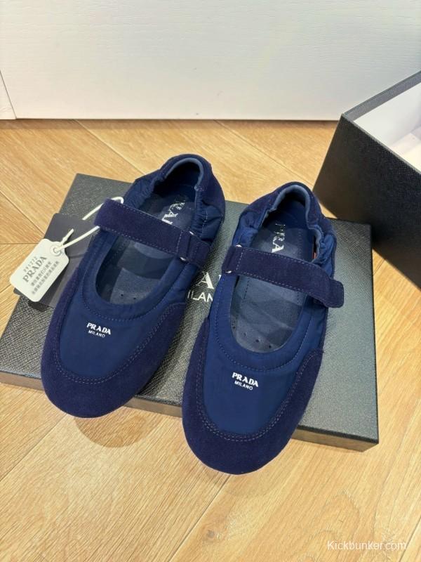 Prada 2025/SS Metal Toe Thin Sole Training Shoes Casual Footwear - LY00260