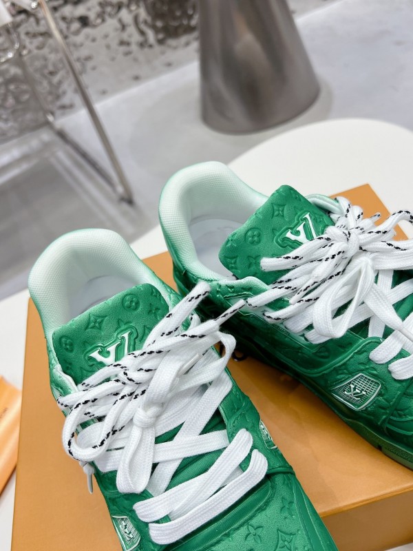 LV TRAINER Basketball Series Washed Sneakers - LY00430