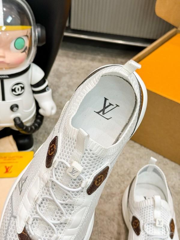 Louis Vuitton Olympia Series Knit Technology Unisex Casual Running Shoes - AS00291