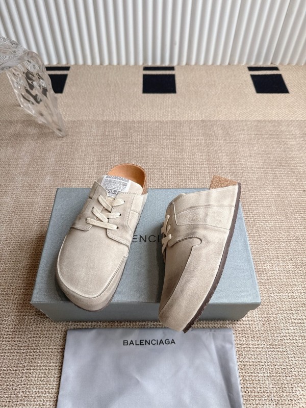 Balenciaga Birkenstock Boston Soft Footbed Platform Sandals - AS00260