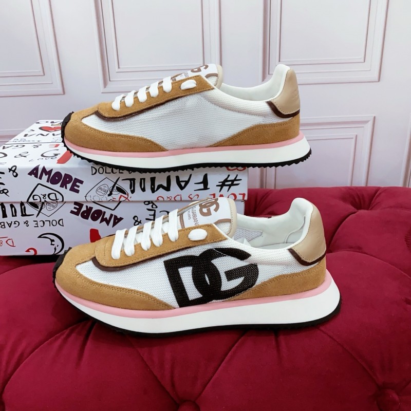 Dolce & Gabbana 2025 Spring Summer Collection Luxury Embroidered Logo Sneakers - AS00300