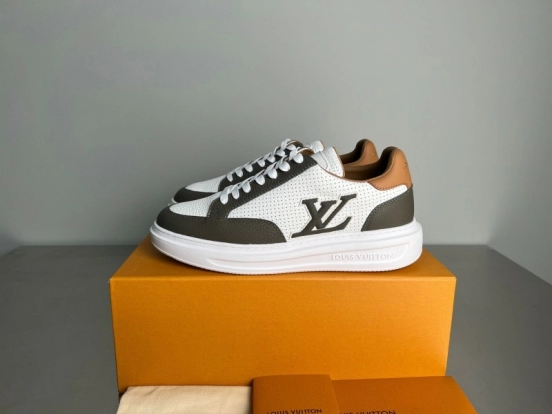 Lv Beverly Hills Low Top Fashion Sneakers Men's Shoes - YC