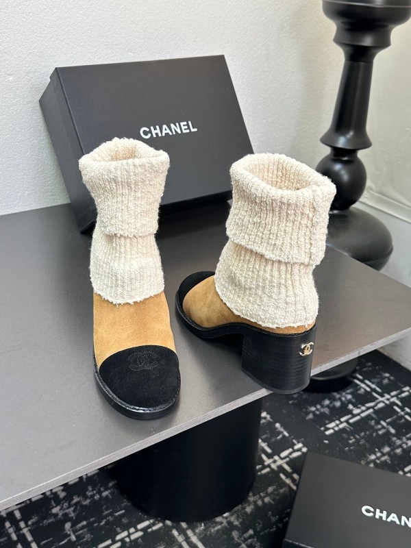 Chanel 2025 SS Short Boots Essential Fall Winter Item - LY00260
