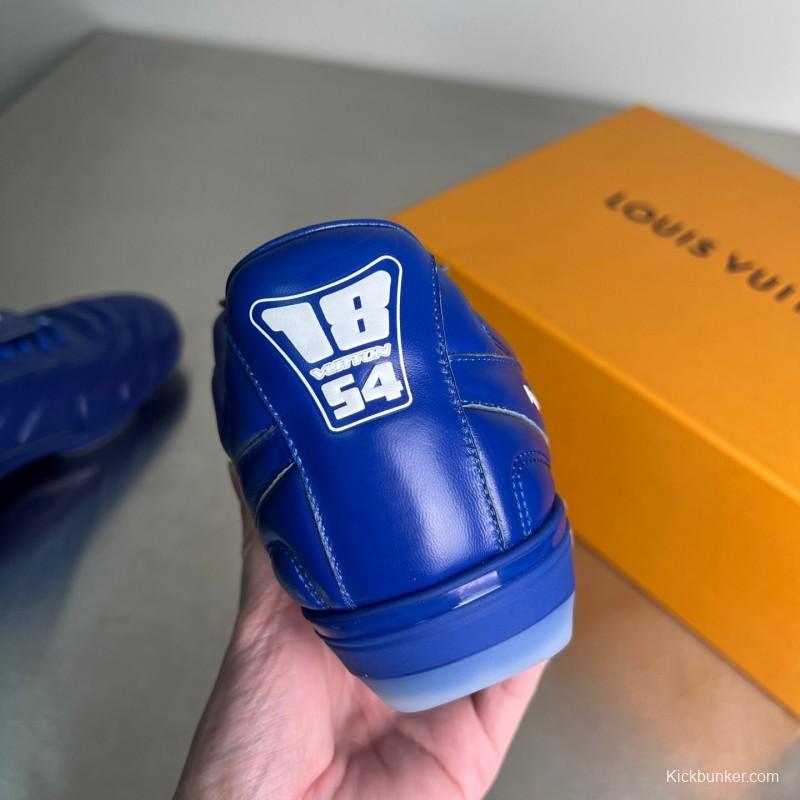 Louis Vuitton Footprint Soccer Sneakers Unisex Sport Shoes - Footprint Soccer