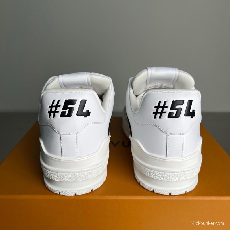 Louis Vuitton Signature Logo Sneakers with Calfskin Upper - YC