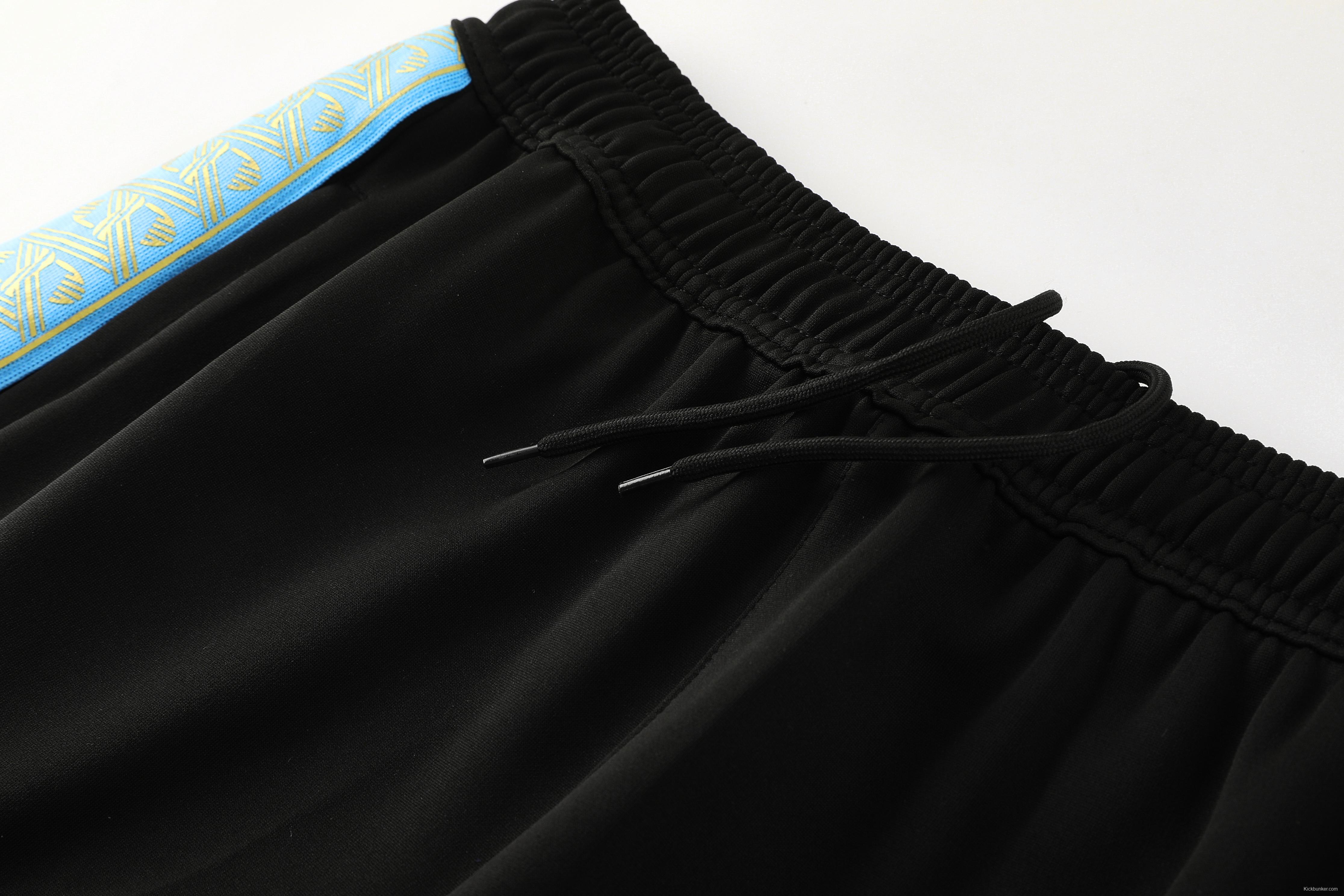 25/26 Olympique Marseille Black Full zipper Jacket Tracksuit+ long pants