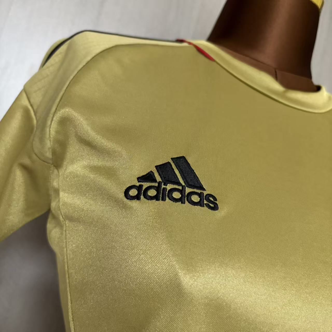 2016 Women Retro Recife Sports Gold Jersey