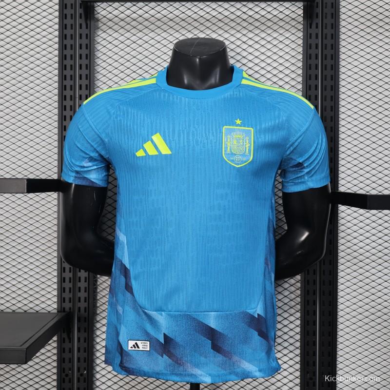 2026 Player Version Spain Away Blue Jersey