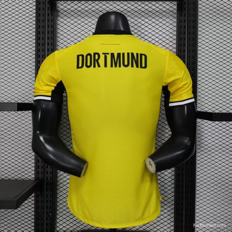 25/26 Player Version Borussia Dortmund Yellow with Black Trim Cup Jersey