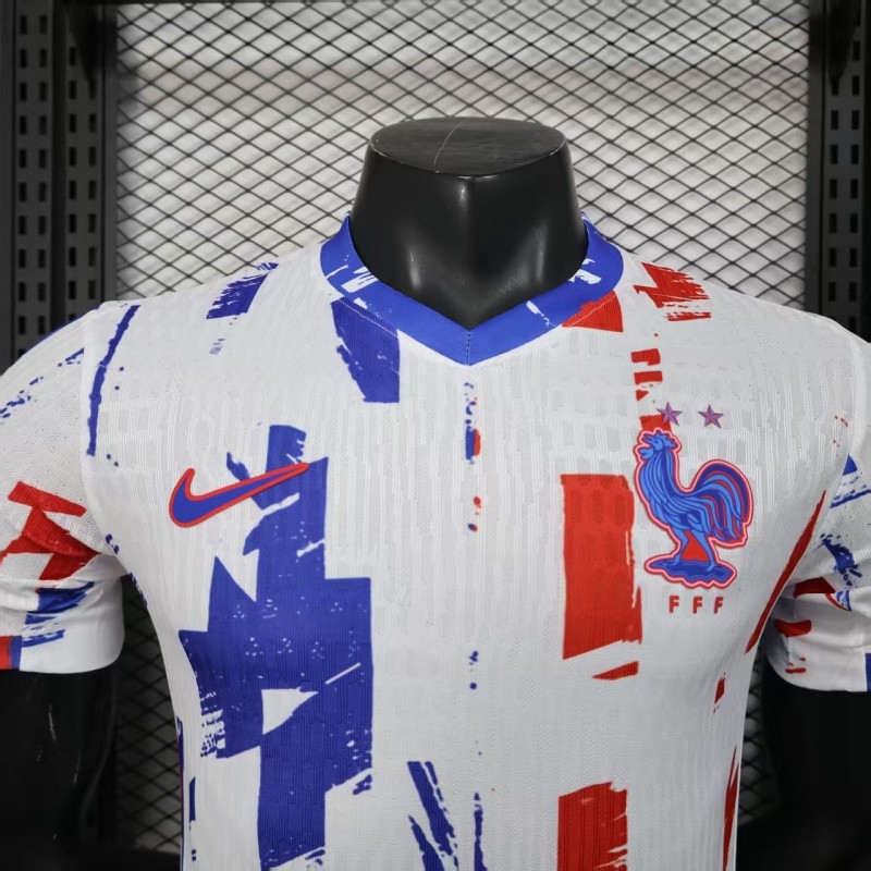 2026 Player Version France White with Blue and Red Brushstrokes
Special Edition Jersey