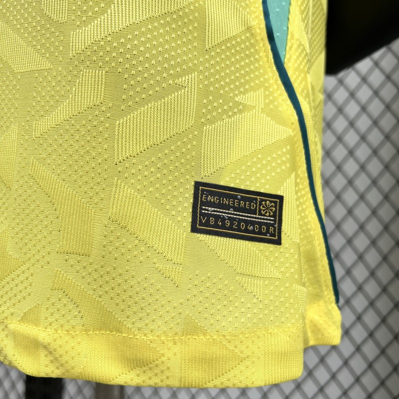 2026 Player Version Mens Brazil World Cup Home Jersey