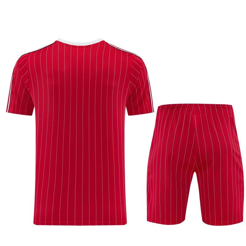 26/27  Manchester United Red Short Sleeve+Soccer Shorts
