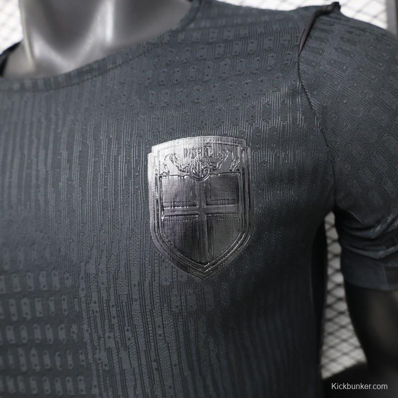 Player Version 26/27 Norway Away Black Tonal Stripe  Jersey