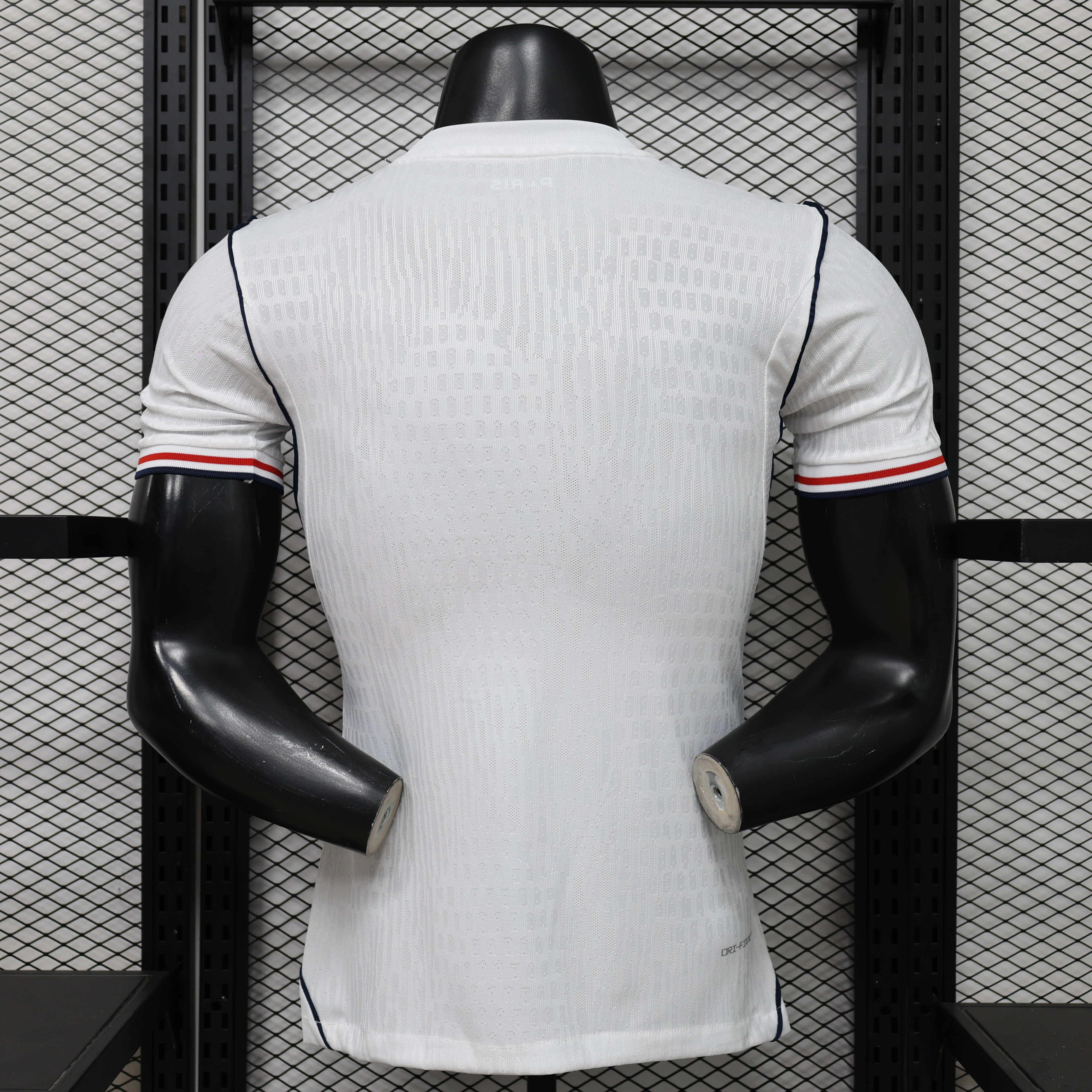 Player Version 26/27 Paris Saint-Germain Away  White & Navy/Red Stripe Special Edition Jersey