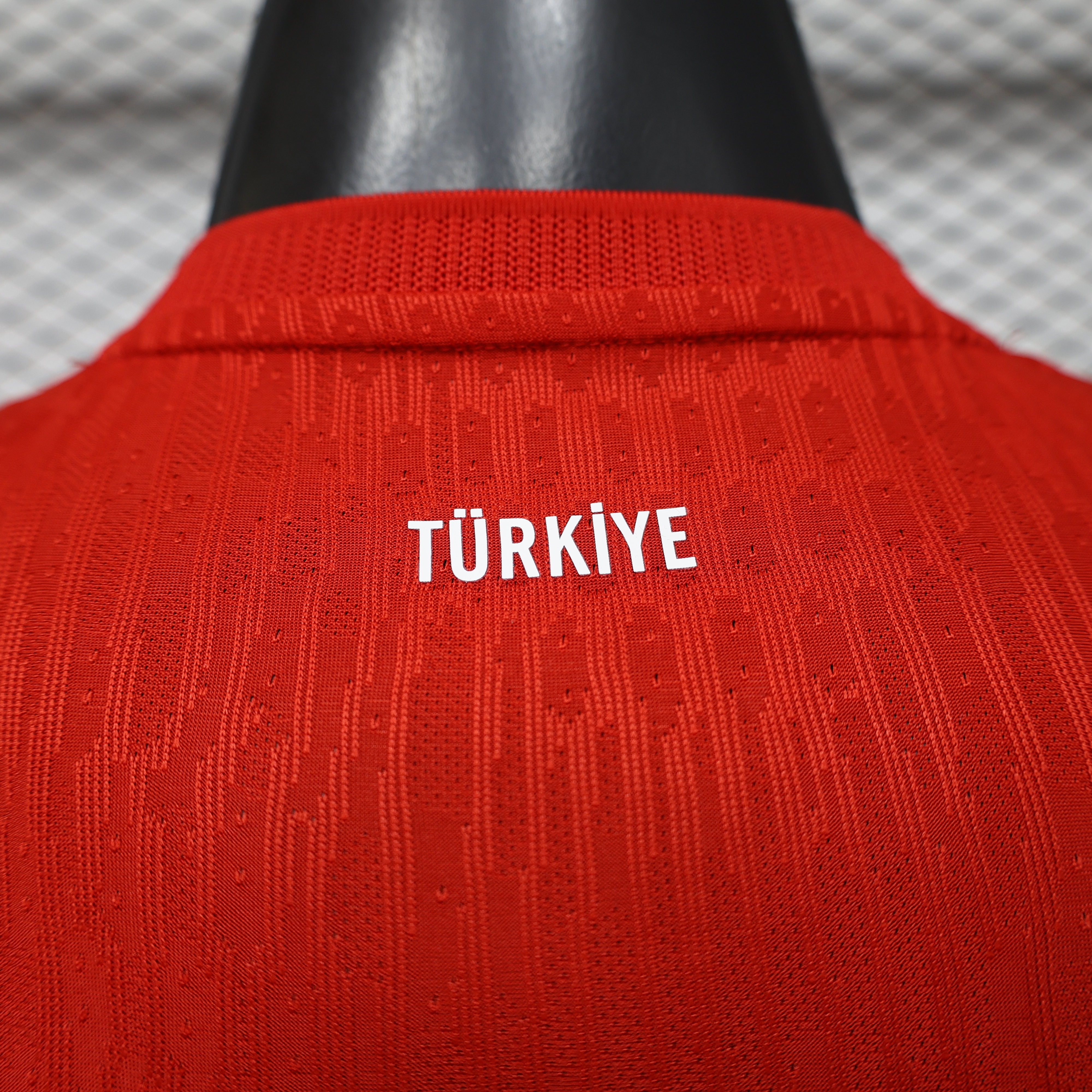 Player Version 26/27 Turkey Home  Red & Dark Red Ebru Marbling Print Jersey