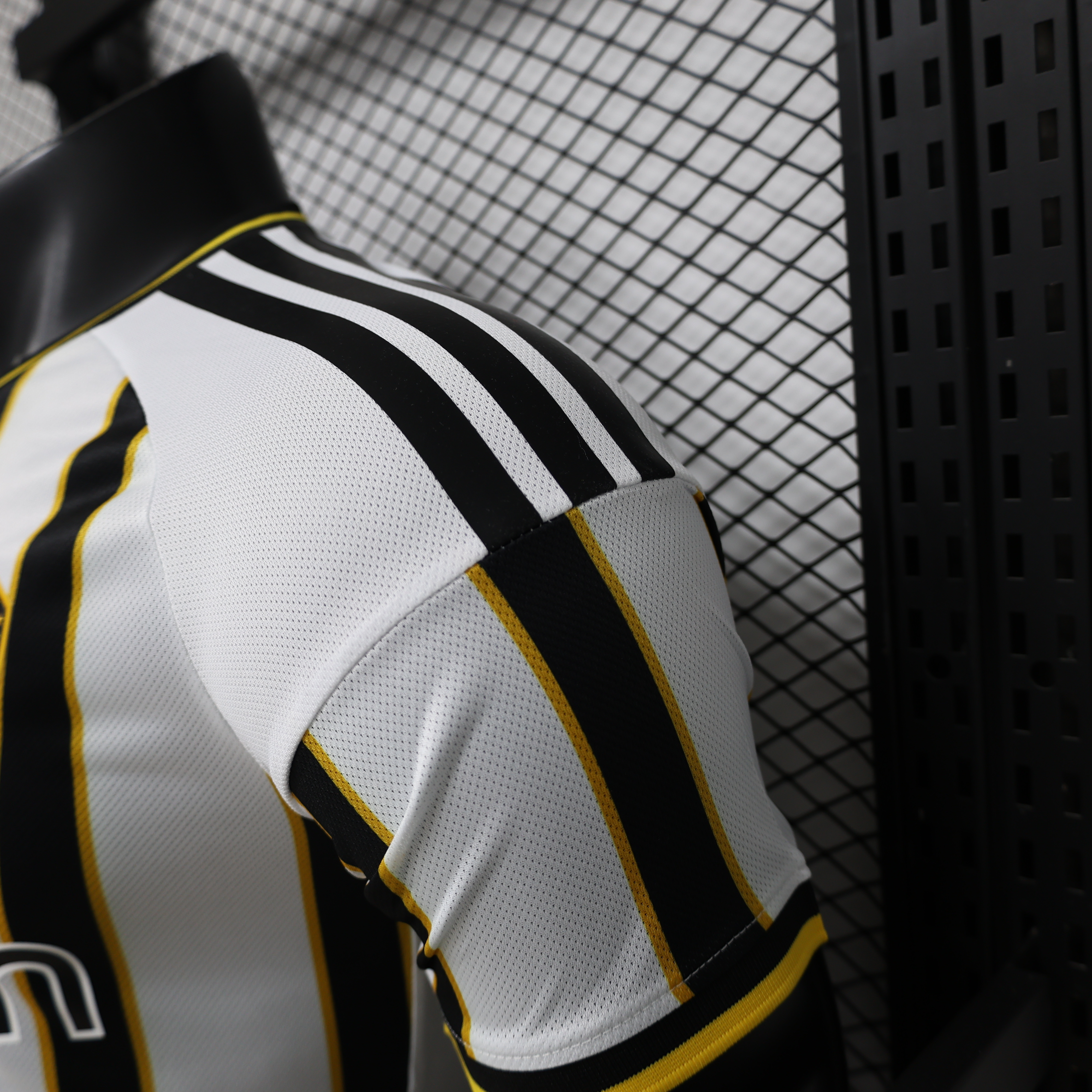 Player Version 25/26 Boca Juniors Away White & Black Vertical Stripes  Special Edition Jersey