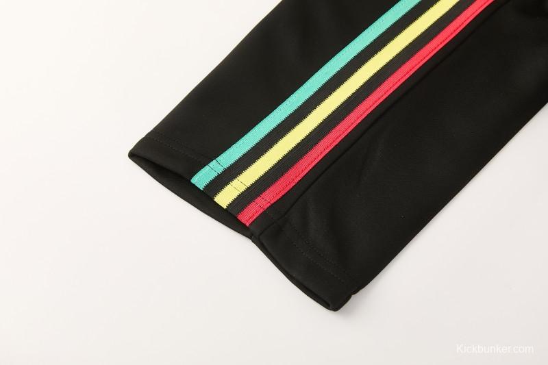 2026/27 Jamaica  Black  Full Zipper Jacket Tracksuit + Long Pants